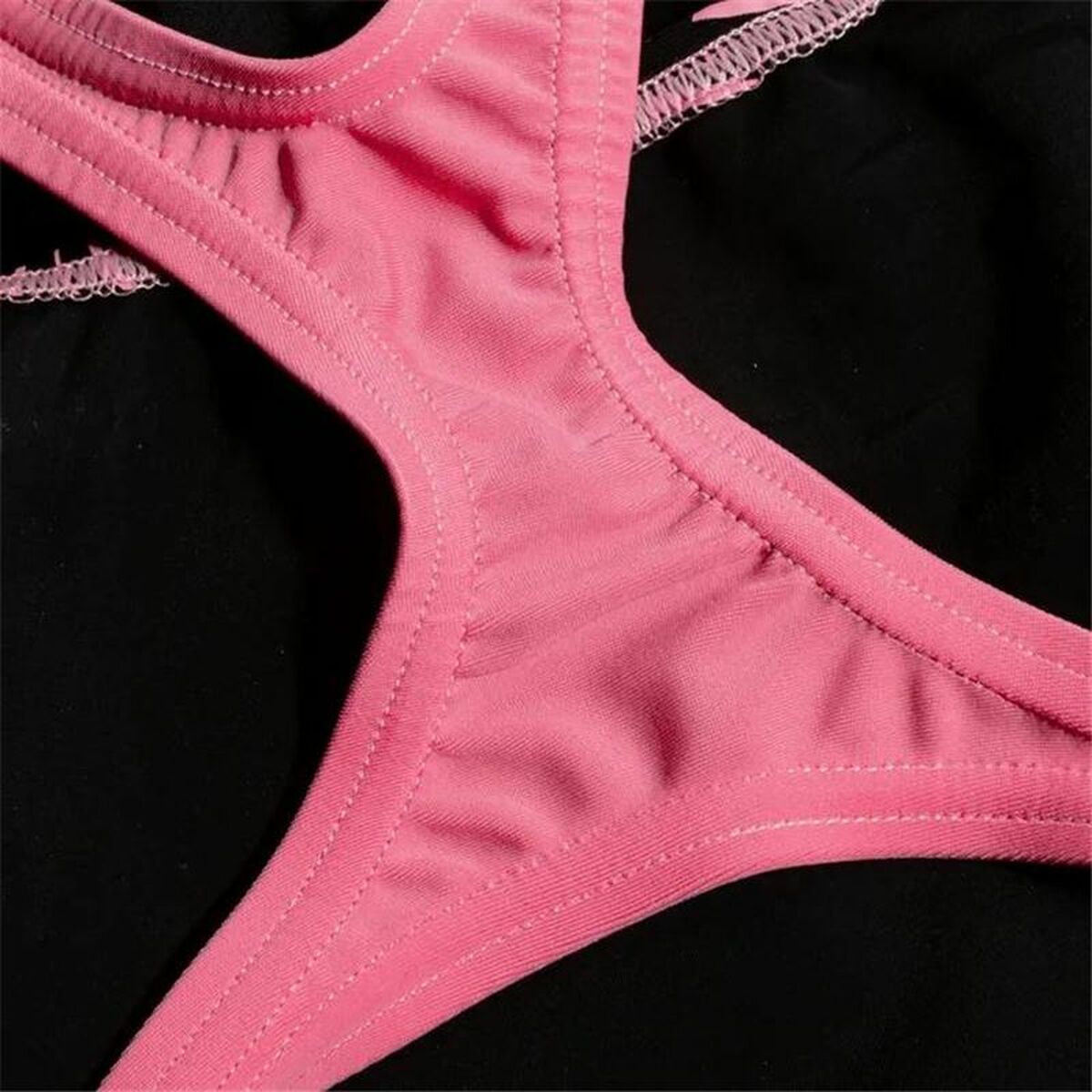 Badeanzug für Mädchen Speedo Medalist Schwarz